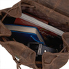 Plecak z nubuku HUNTER brazowy