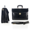 Teczka skórzana męska Paolo Peruzzi Nero04 czarna aktówka elegancka