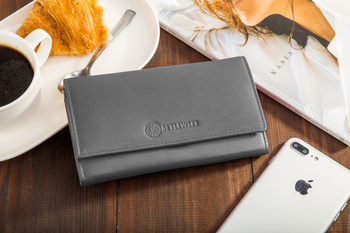 Portfel damski SOFTLY szary