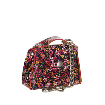 Etui na klucze i drobiazgi z czerwonej skóry Bajubaj