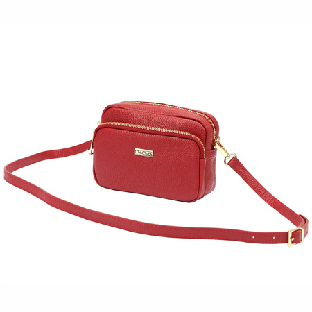 Torebka skórzana MiaMore 01-062 DOLLARO GOLD