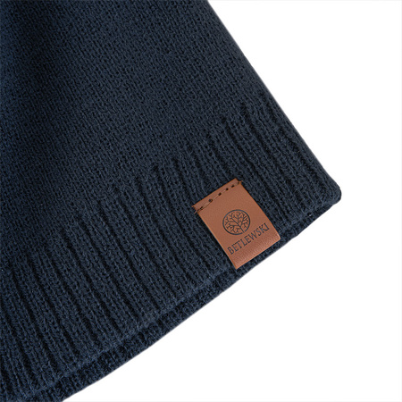 Czapka męska beanie WINTER granatowy
