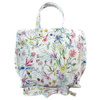 Włoska torba A4 Shopper Bag Vera Pelle Kwiaty SB689K1