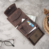 Zestaw prezentowy ZUP-40-BR portfel damski skórzany T-12 etui T-51