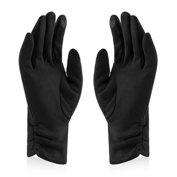 Damskie rękawiczki SUEDE czarny