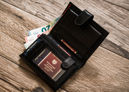 Portfel męski skórzany z RFID - Elegancja i bezpieczeństwo na co dzień