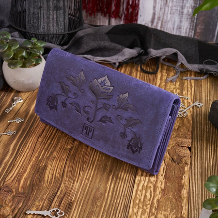 Zestaw prezentowy ZUP-36-DB portfel damski skórzany T-01 etui T-51
