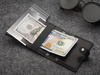 Portfel EASY WALLET wykonany z garbowanej skóry Nomad czarny