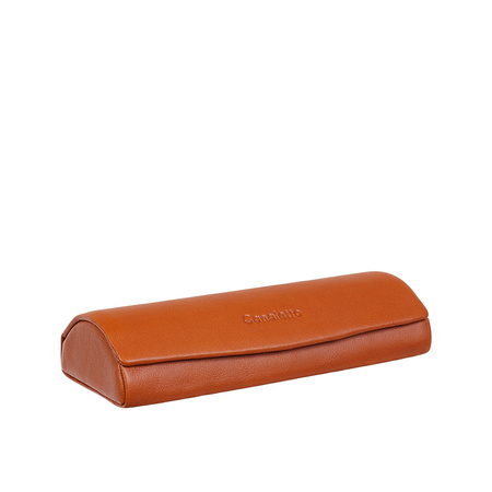 Etui skórzane Canaletto camel – elegancja i ochrona dla okularów