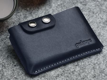 Portfel HOBBY wykonany ze skory Nomad granatowy