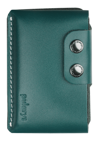 Portfel HOBBY wykonany ze skóry Italia zielony
