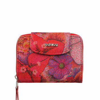 Portfel damski BajuBaj - elegancka czerwień z funkcjonalnym wnętrzem