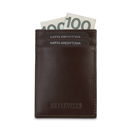 Etui na karty CLASSIC brazowy