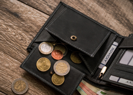 Portfel męski skórzany Always Wild w czerni - duży, casualowy