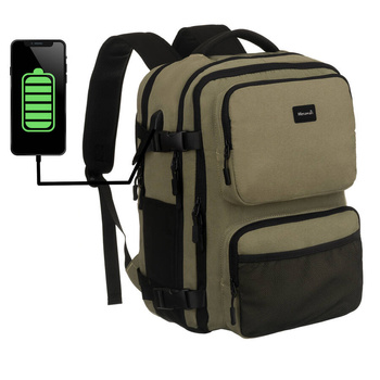 Podróżny, pojemny plecak z wodoodpornego poliestru - Himawari