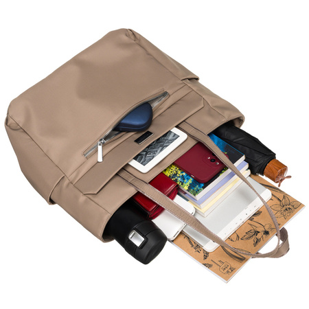Torba shopper A4 beżowa - stylowy must-have od Peterson