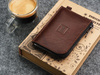 Portfel OLDTIMER SLIM wykonany z roślinnie garbowanej skóry Nomad brązowy