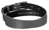 Ciekawy skórzany pasek damski ze srebrną klamrą, motyw zwierzęcy - Rovicky 80