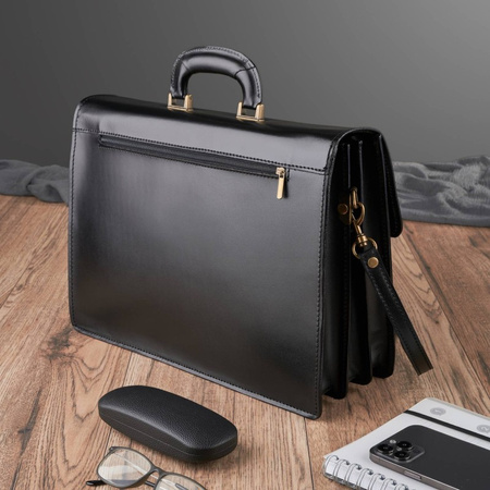 Teczka męska skórzana Paolo Peruzzi N03-BL – elegancja i jakość