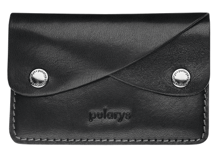 Portfel RETRO wykonany z roślinnie garbowanej skóry Nomad czarny