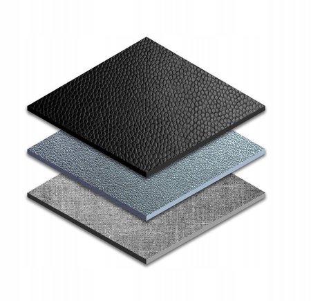 Portfel damski skórzany Rovicky w czerwonym kolorze i RFID