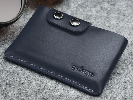 Portfel HOBBY wykonany ze skory Nomad granatowy