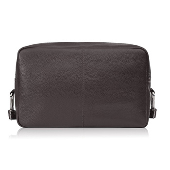 Torebka damska skórzana na ramię brązowa klasyczna Paolo Peruzzi E-30-BR