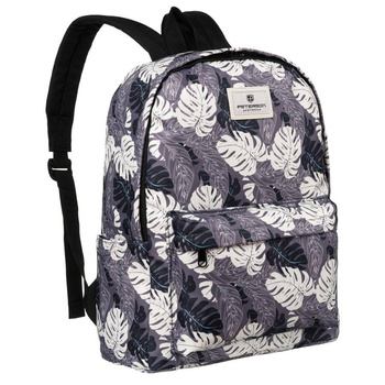 Jednokomorowy plecak miejski z zewnętrzną kieszenią - Peterson