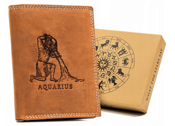 Duży portfel męski z nubukowej skóry naturalnej - Always Wild