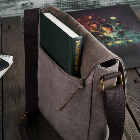 Brązowa torba męska na ramię messenger SP-07-BR