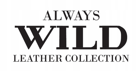 Portfel skórzany pionowy bez zapięcia - Always Wild w kolorze czarnym