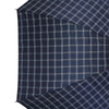 Półautomatyczny parasol w kratę SPLASH granatowy