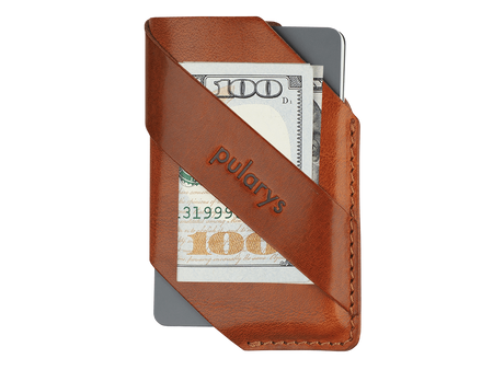 Portfel NAMIB wykonany z roślinnie garbowanej skóry Nomad koniak