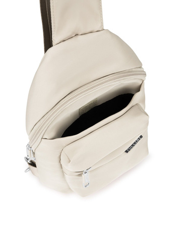 Plecak na jedno ramię Sling Bag - jasnobeżowy Puccini