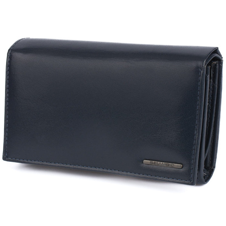 Portfel damski klasyczny - granatowy