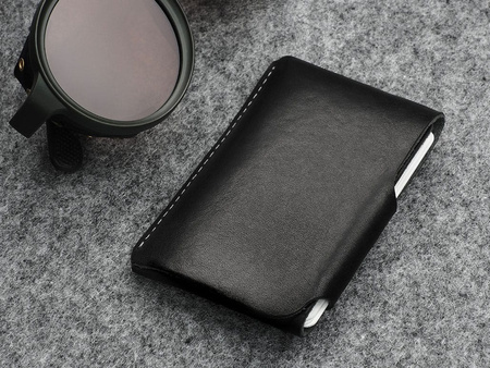 Portfel HOBBY wykonany ze skory Nomad czarny