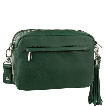 Listonoszka Canaletto ze skóry naturalnej - elegancja w zieleni