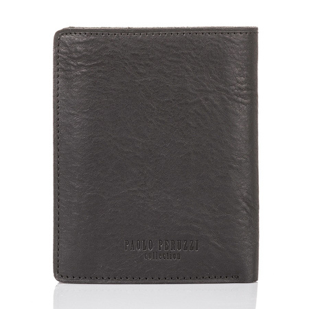 Skórzany portfel męski Paolo Peruzzi Adventure slim cienki 201