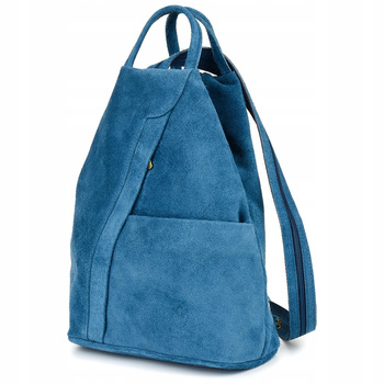 Vera Pelle włoski Plecak Skórzany damski mały