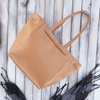 Torba shopper skórzana damska Paolo Peruzzi IN-64-CG koniakowa