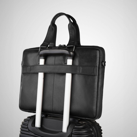 Torba skórzana męska na laptopa 15,6" Paolo Peruzzi czarna AL-09-BL