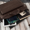 Torba męska skórzana na laptopa Paolo Peruzzi E-25-BR brązowa