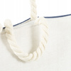 Torba Plażowa materiałowa marynarska lekka duża A4 shopper canvas Bellugio