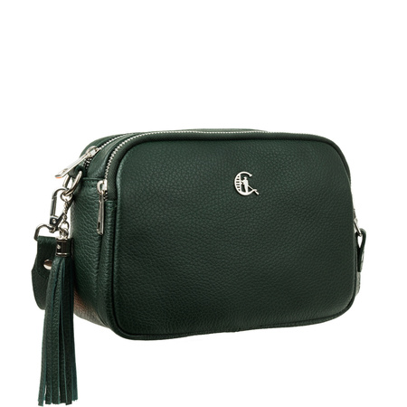 Listonoszka skórzana Canaletto w zielonym - elegancka i praktyczna