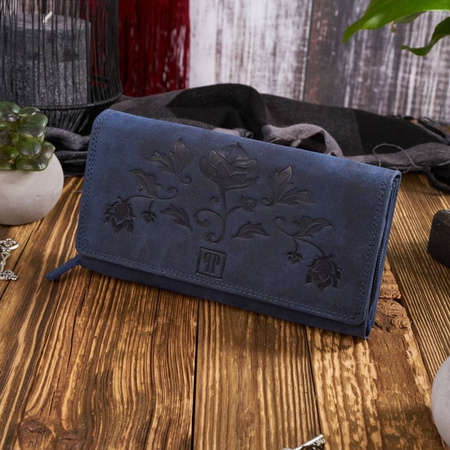 Zestaw prezentowy ZUP-37-DB portfel damski skórzany T-05 etui T-51