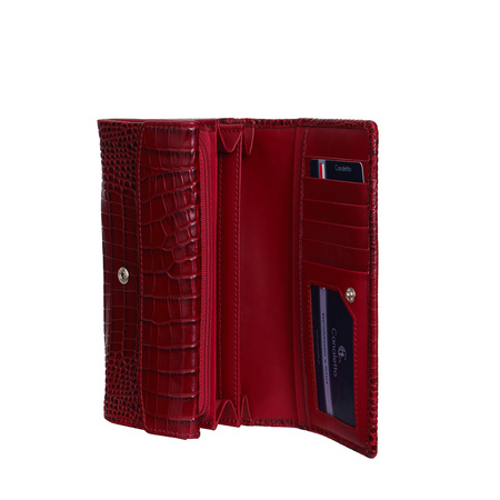 Portfel skórzany damski Canaletto z krokodylem - elegancja i ochrona RFID