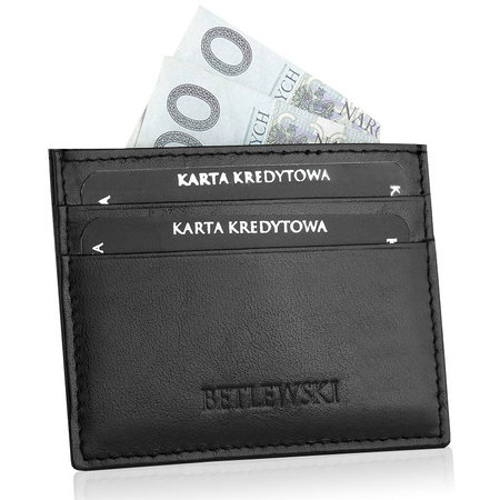 Etui na karty BIZNES czarny