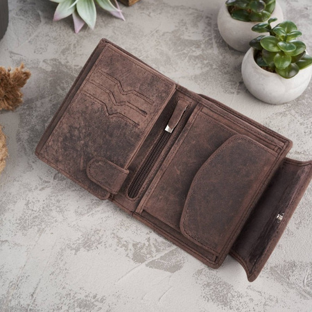 Zestaw prezentowy ZUP-40-BR portfel damski skórzany T-12 etui T-51