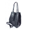 Duża torba Shopper Bag na ramię Vera Pelle  Nero czarna  SB599N