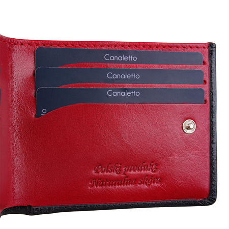 Portfel skórzany Canaletto z RFID – elegancja i funkcjonalność w jednym